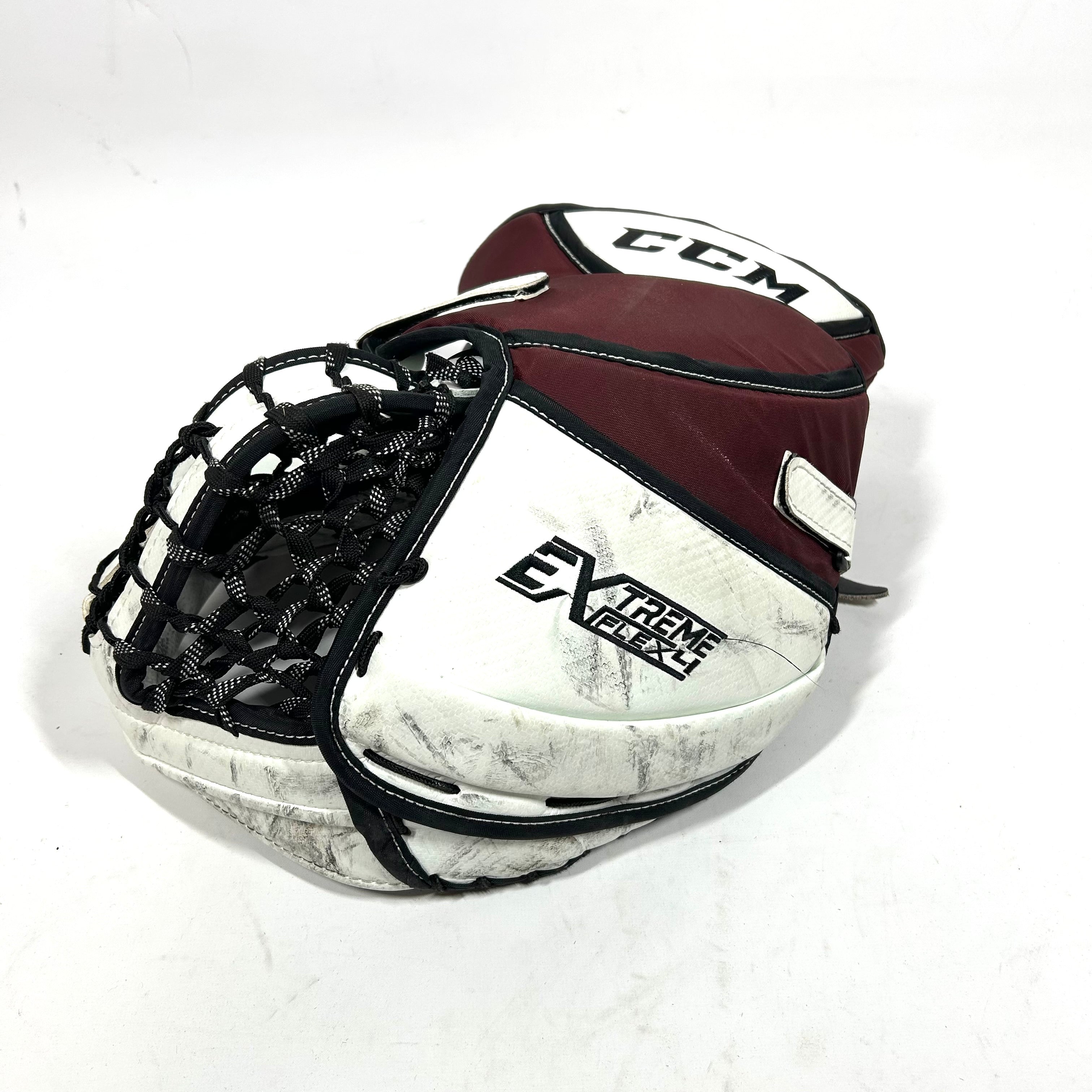 CCM Extreme Flex 4 - Gant de gardien de but Pro Stock d'occasion (marron)